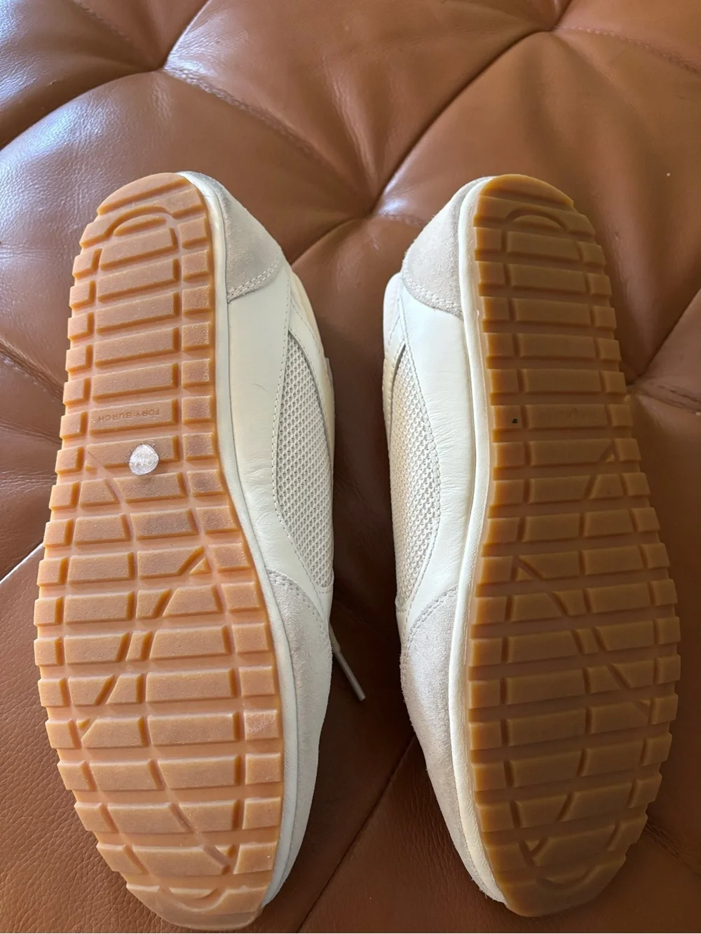 Tory Burch Women’s Light Cream Field Sneakers 9M